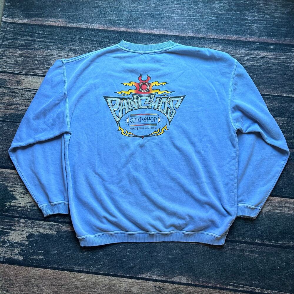 Vintage Panchos Surf Shop Venice Beach Surfer Sweatshirt
